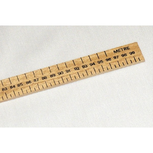 Wooden Metre Stick - 6pc