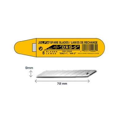 Olfa DKB-5 - Spare 30 Degree Blade - 6pc Olfa DKB-5 - Spare 30 Degree Blade - 6pc
