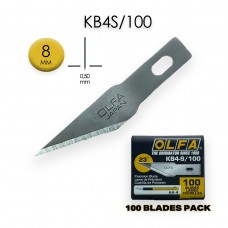 Olfa KB4-S/100 Spare Angled Blade - 100 Pack - 6pc