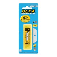 Olfa SKB-2S-R/10B Rounded-tip Stainless Steel Blades - 6pc