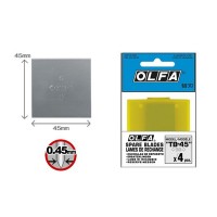 Olfa TB-45 Spare Scraper Blades - 6pc