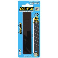 Olfa LBB-10B Spare 18mm Excel Black Speed Blades - 6pc