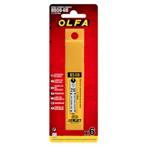 Olfa BS08-6B Spare Scraper Blade - 6pc