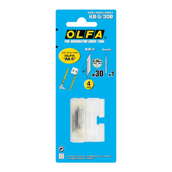 Olfa KB-5/30B Spare Blades - 6pc