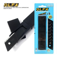 Olfa HBB-5B Spare Excel Black 25mm Blades - 6pc