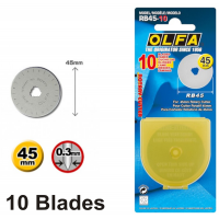 Olfa Spare Blade RB45-10 - 45mm - 6pc