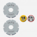 Olfa PRB18-2 18mm Spare Perforation Blade - 6pc