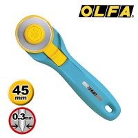 Olfa Rotary Cutter 45mm RTY-2/C - Splash Aqua - 6pc