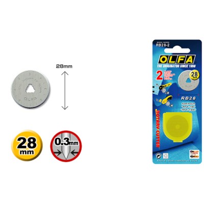 Olfa Spare Blade RB28-2 - 28mm - 6pc